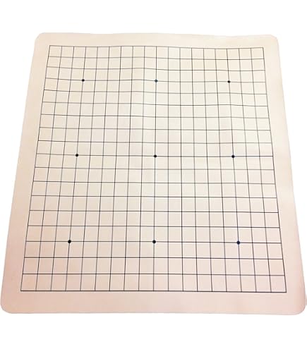 Amazon.co.jp: 碁盤 ピタッと動きにくく収納・囲碁入門にも便利 ゴム盤